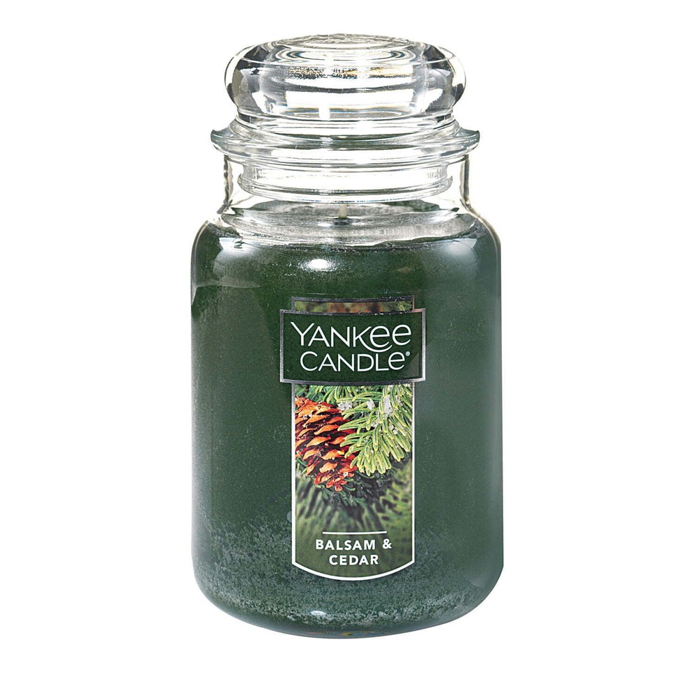 Yankee Candle Balsam & Cedar Large 22 oz Scented Jar Candle