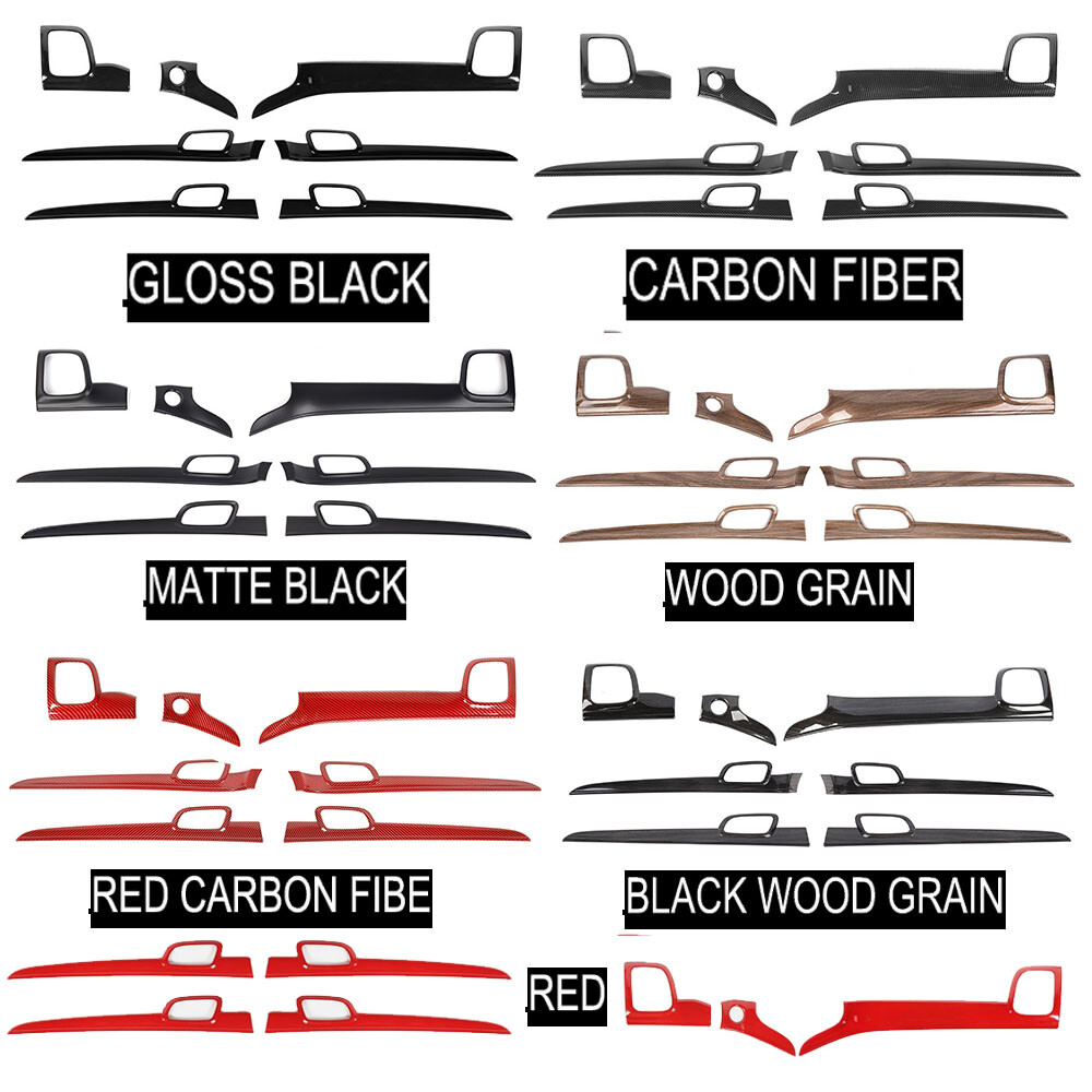 ⭕Car Inner Door Handle Dash Panel Trim Bezel Kit For Jeep Grand Cherokee 2011-23