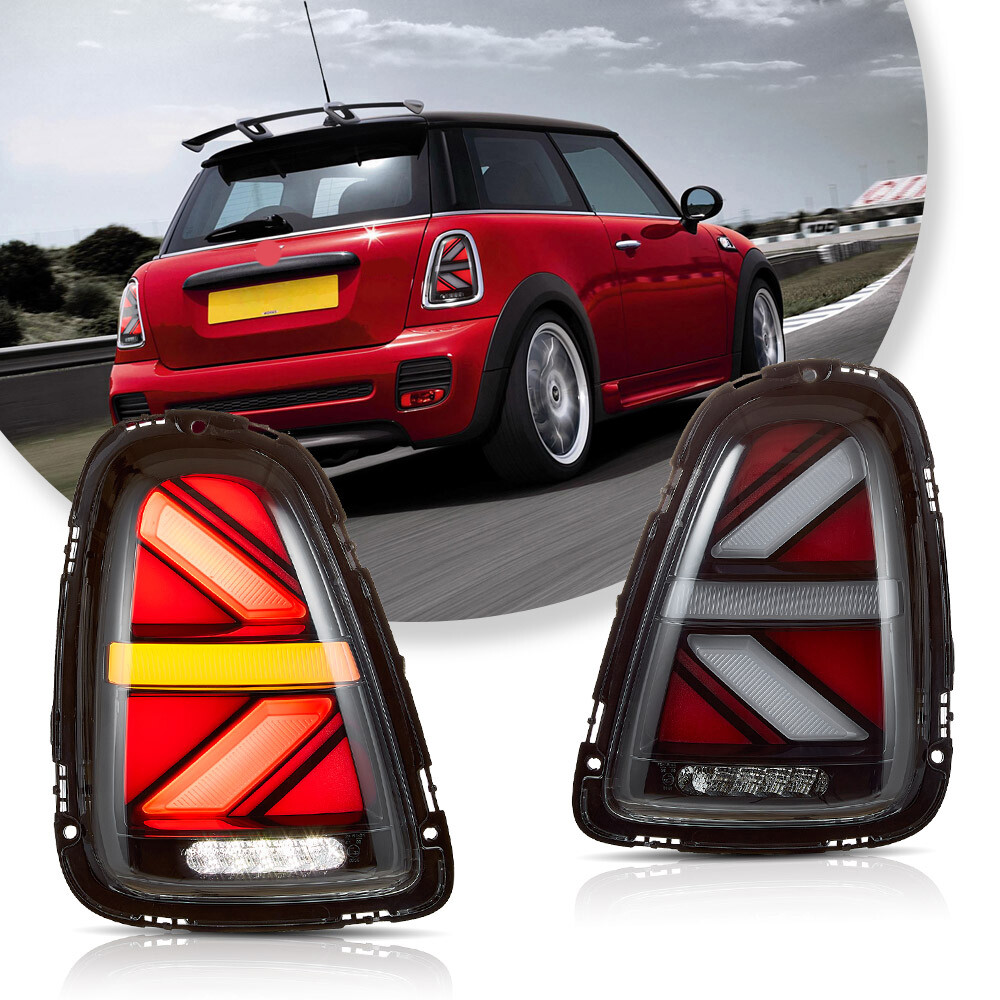 VLAND LED Tail Lights For 2007-2013 Mini Cooper R56 R57 R58 R59 W/Sequential