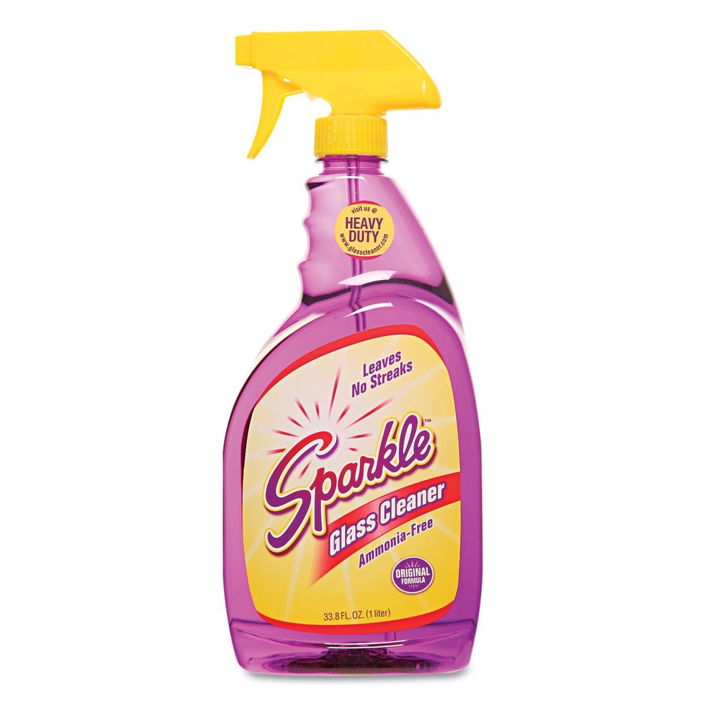 33.8oz Refillable Glass Cleaner Spray Bottle  