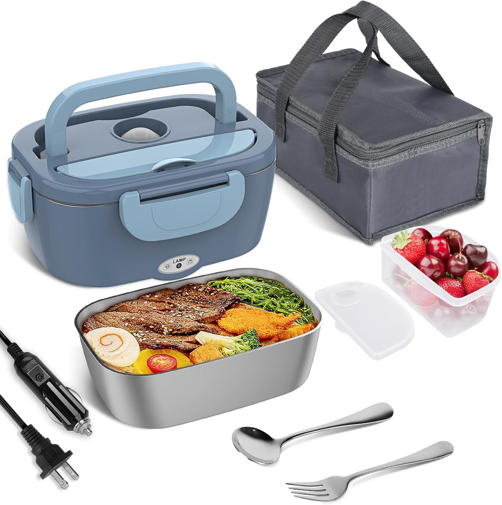 Portable Electric Lunch Box Heater for Adults - Keep Meals Warm Anywhere