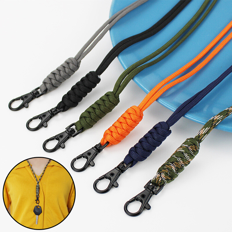 Secure Key Lanyard with Phone Holder and Umbrella Rope Strap