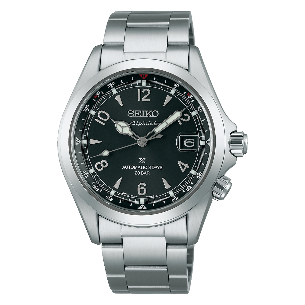 Seiko Prospex Automatic Stainless steel 39.5 MM Grey Dial Watch SPB505J1