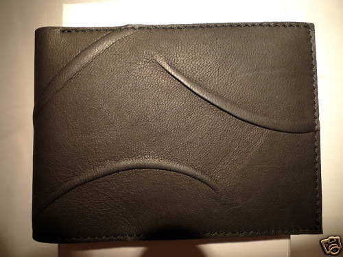 MAISON MARTIN MARGIELA BNWB MEN'S BLACK LEATHER WALLET ITALY
