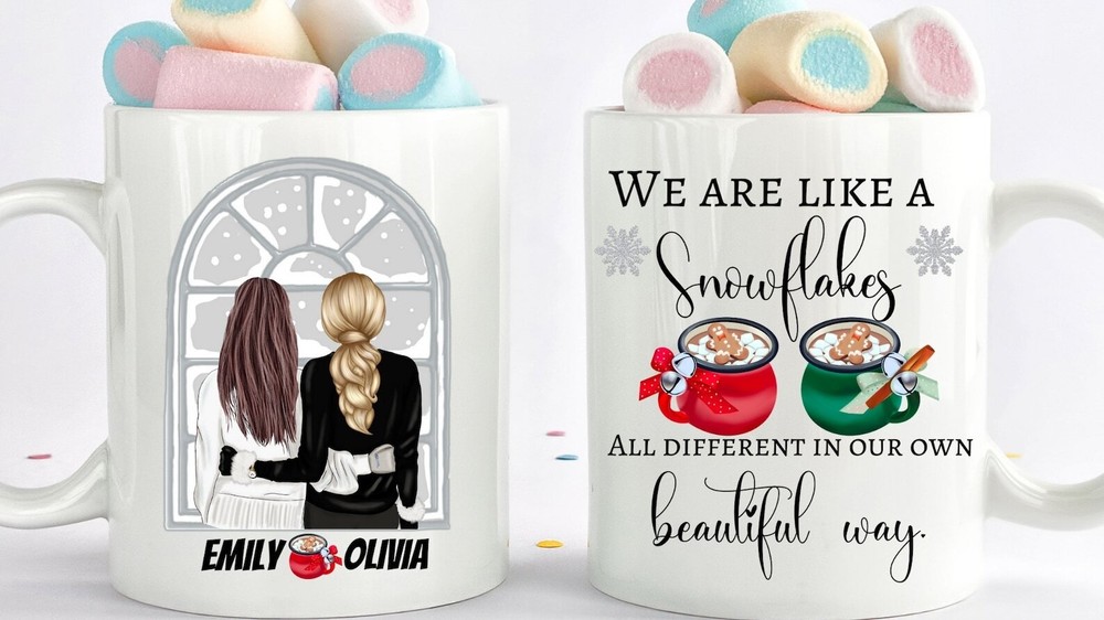 Christmas Family Gift Personalized Holiday Mug Best Friends Gift Friendship Gift