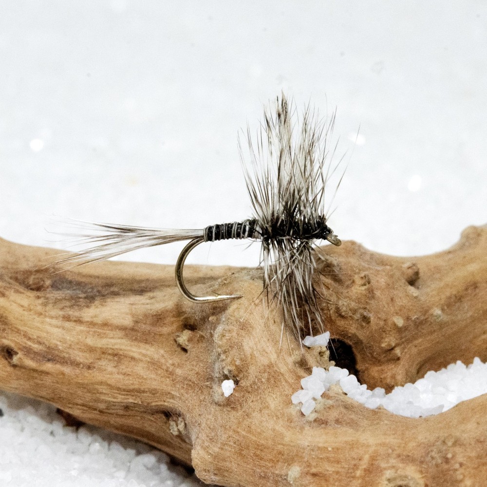 Mosquito Dry Fly Classic Trout Dry Fly Fishing Flies - Set of 12 Flies Size 1...