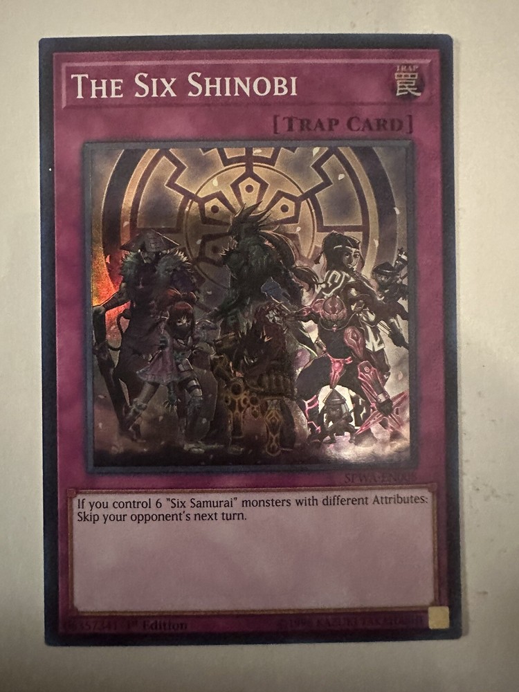 Six Shinobi SPWA-EN008 Spirit Warriors 1st Edition Card