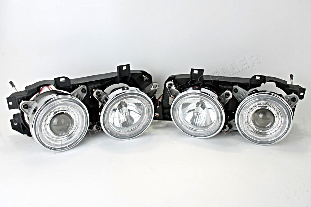 BMW 5 Series E34 M5 Sedan Wagon 1988-1997 Headlight Pair Left + Right
