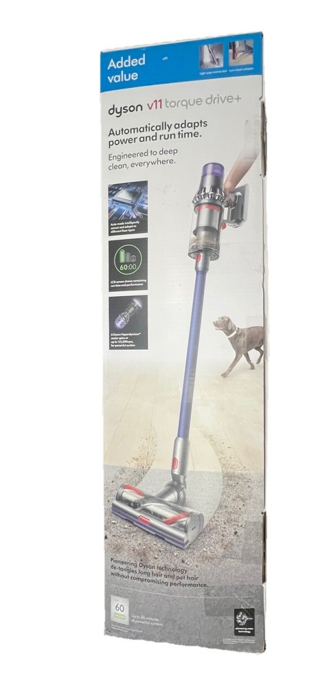Dyson V11 Torque Drive+ SV28 Blue Cordless Stick Vacuum Cleaner , TESTED W/ Box