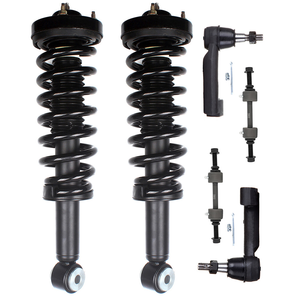 Ford F-150 2009-2013 2WD Front Suspension Kit - Struts, Springs, Sway Bar, Tie Rod