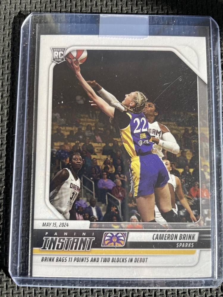 2024 PANINI INSTANT WNBA 17 CAMERON BRINK RC SEASON DEBUT 1st GAME