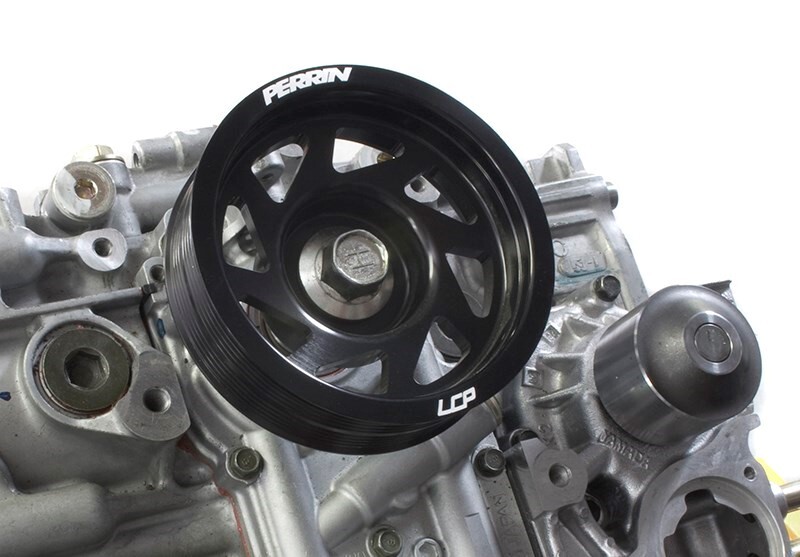 Perrin Lightweight Crank Pulley for 2002-2014 WRX 2004-2021 STI with AC