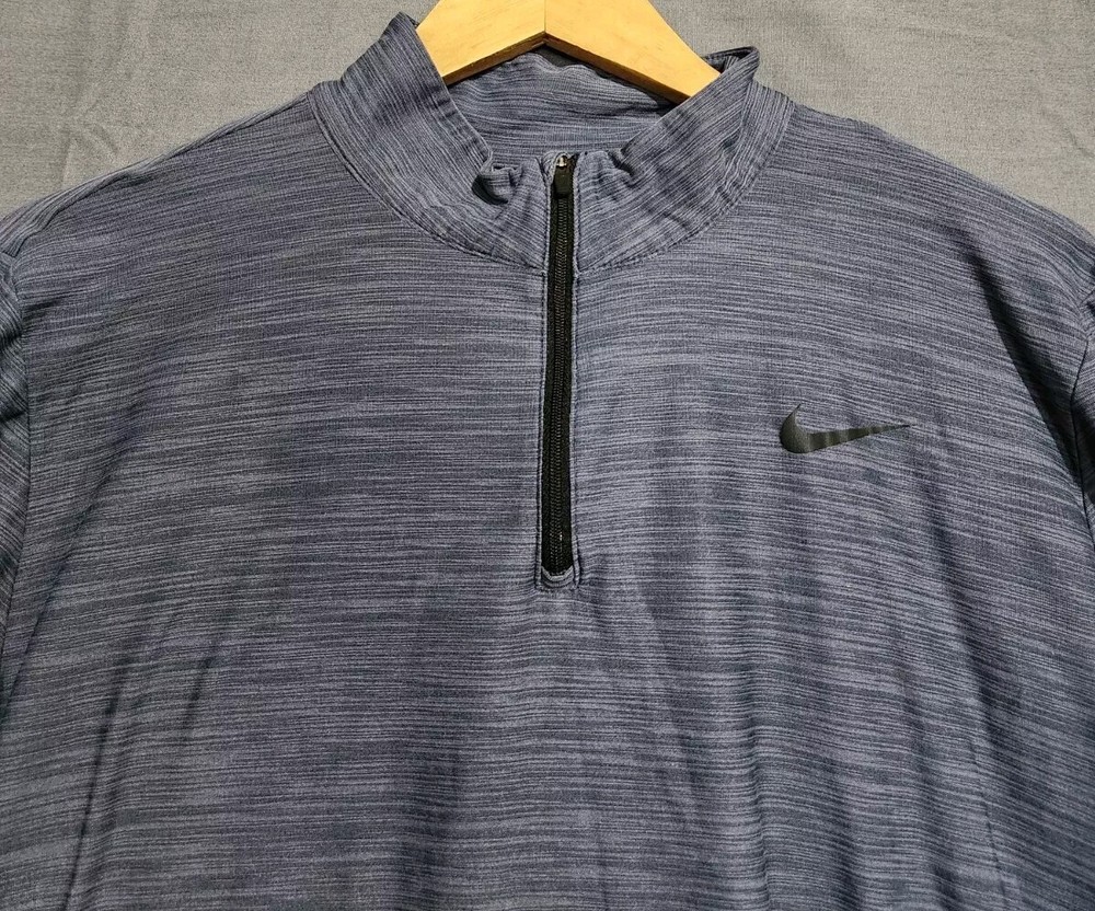 Nike Jacket Mens M Dri-Fit Breathe Training 1/4 Zip Lightweight Running Pullover