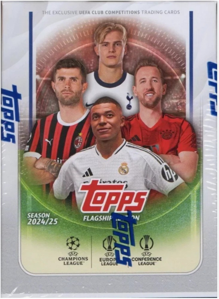 2024-25 Topps UEFA Club Competitions Factory Sealed Blaster Box