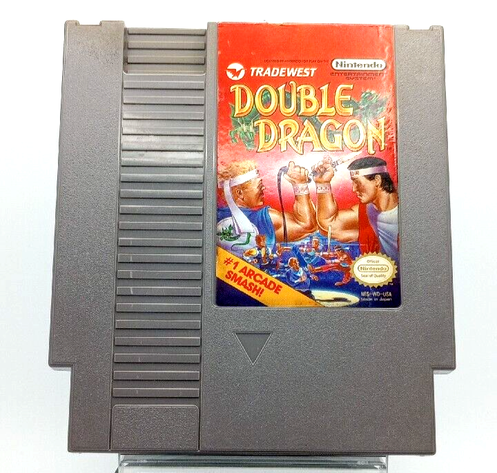 Double Dragon NES 1988 Authentic Tested Working Cartridge-image