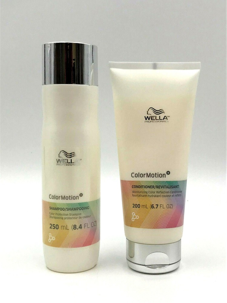 Wella Color Motion Shampoo 8.4 oz & Conditioner 6.7 oz For Color Protection