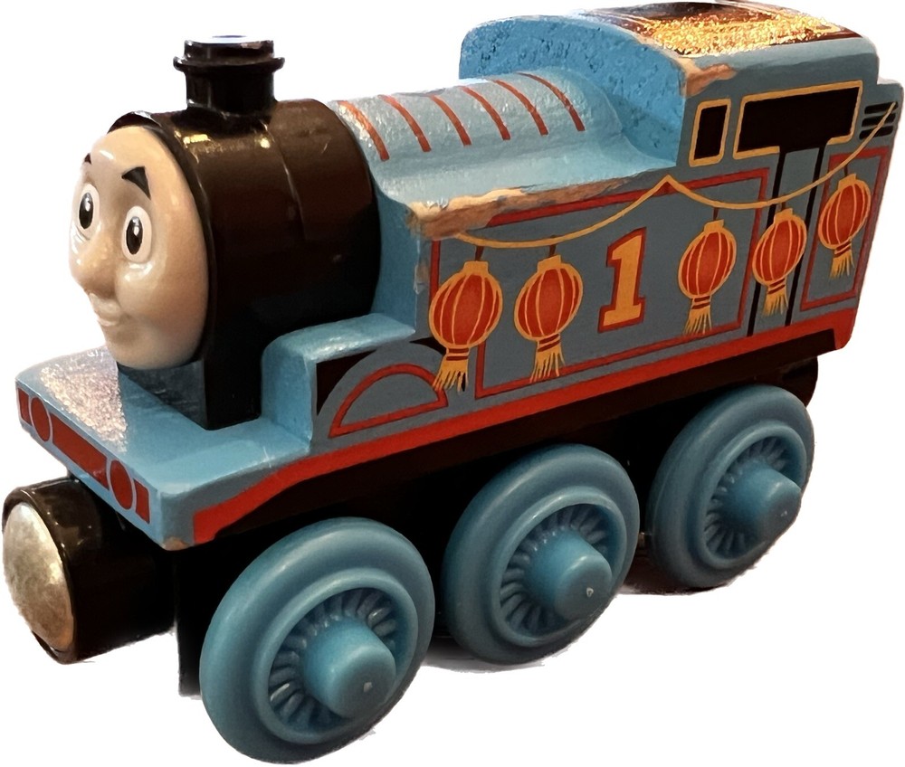 Wooden Railway Thomas & Friends New Year Thomas Train FXT63 1489DS-image