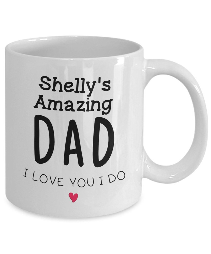 Custom Engraved Dad Mug - Perfect First Father's Day Gift Idea for New Dads