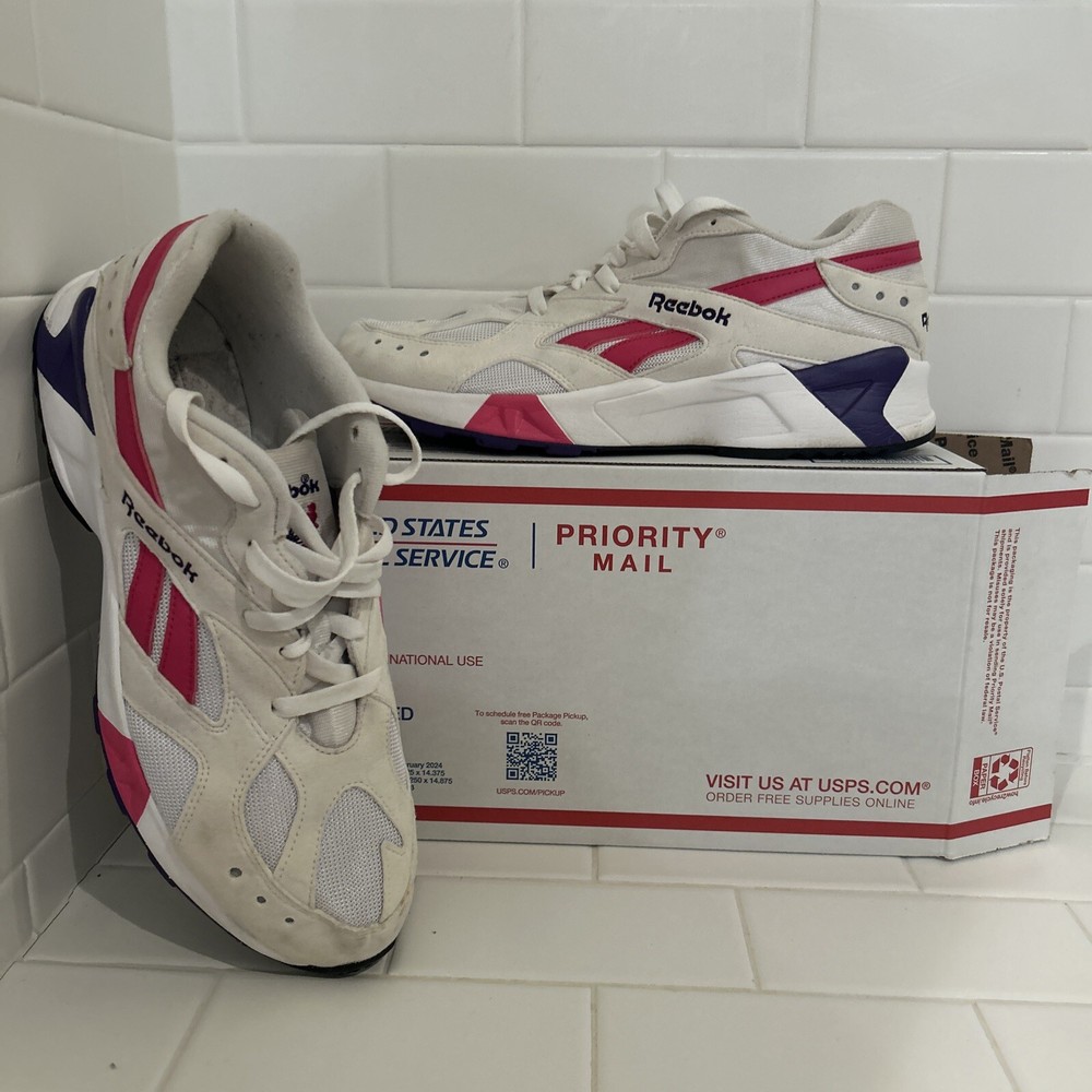 Mens Size 11.5 - Reebok Aztrek OG Cobalt Rose