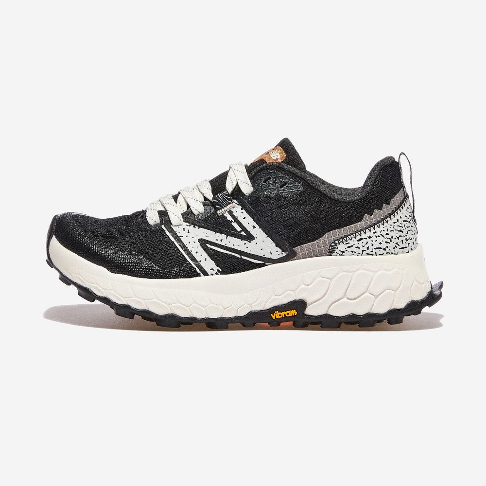 New Balance Fresh Foam X Hierro v7 Trail Shoes in Blacktop Sea Salt - Size 7.5