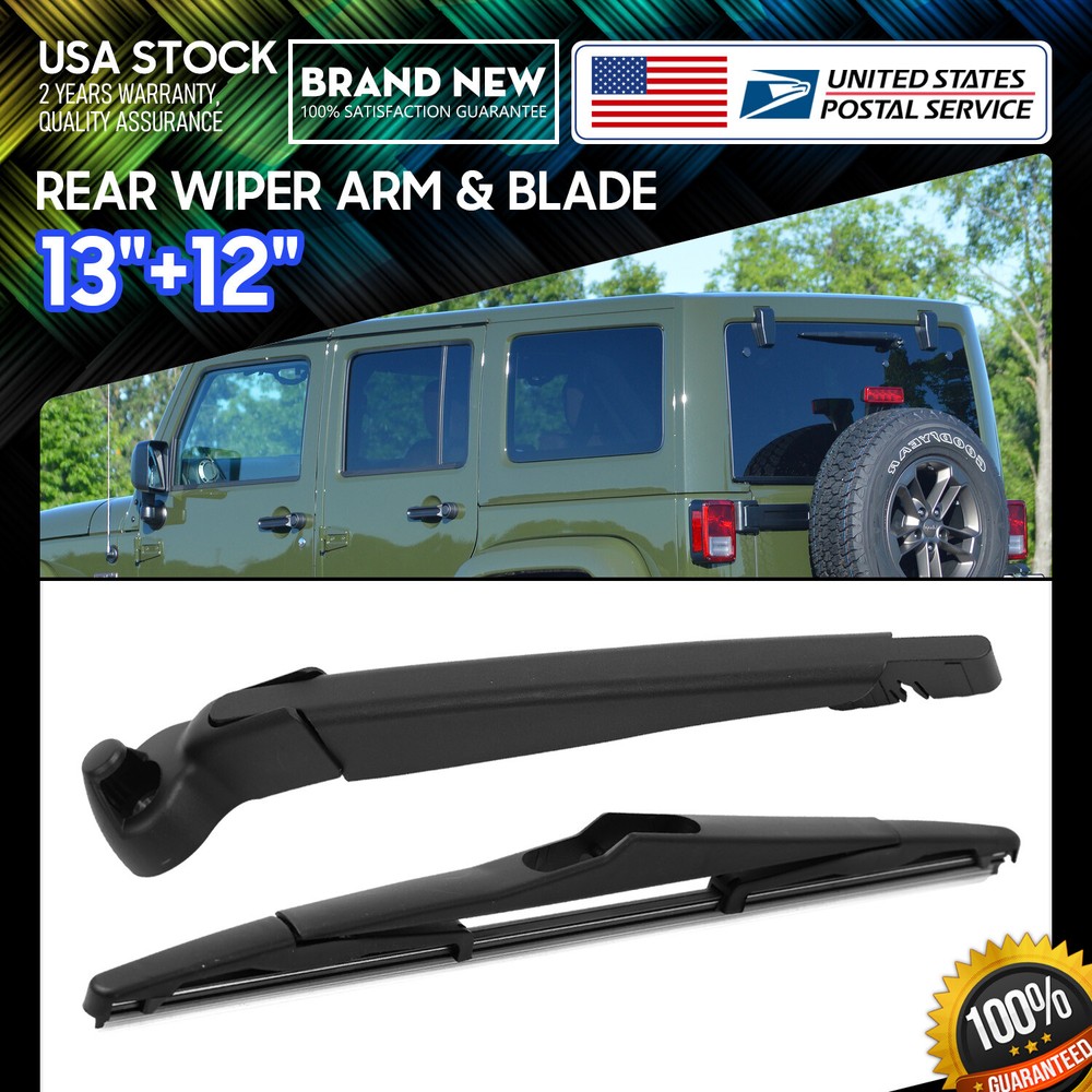 Super Clean OEM Quality Replace Windshield Rear Wiper Arm & Blade All Season