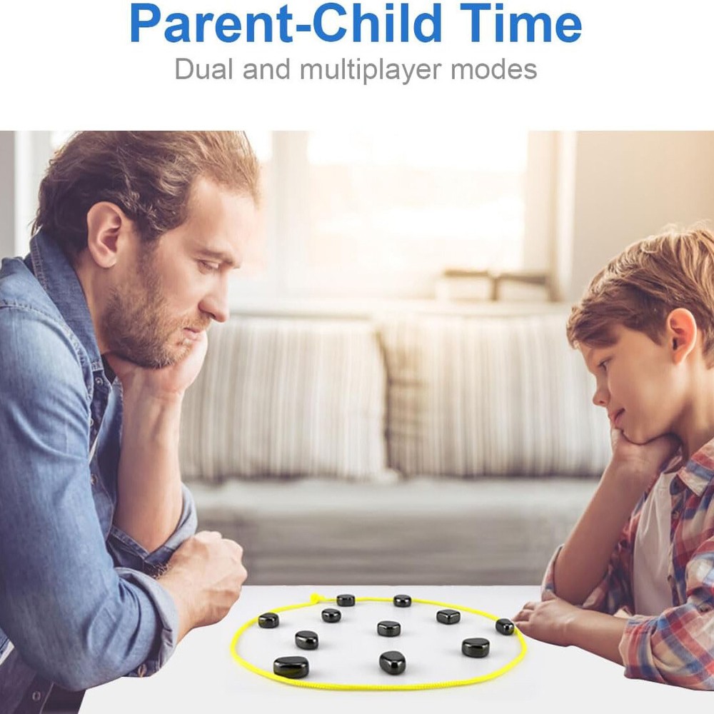 Christmas Mag-netic Chess Battle Stones Set Family Travel Tabletop Strategy Game