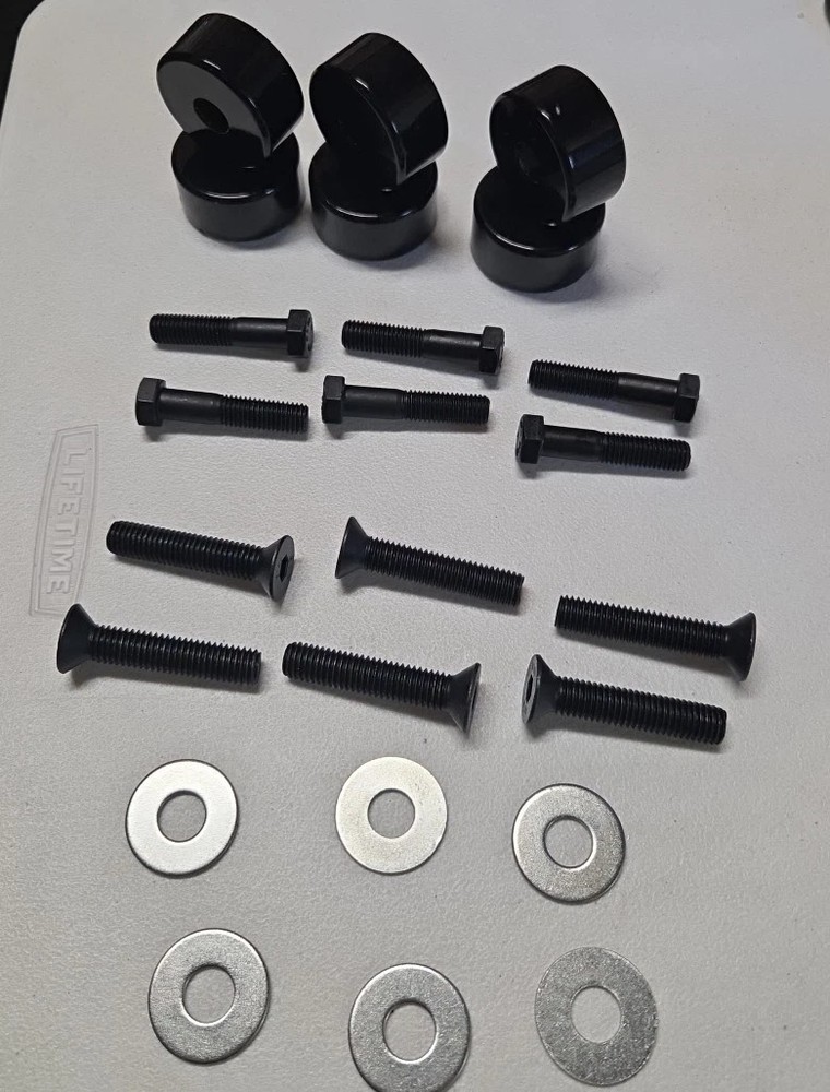 Jeep Wrangler TJ LJ Transfer Case Drop Kit Spacers 1997-2006 Aluminum