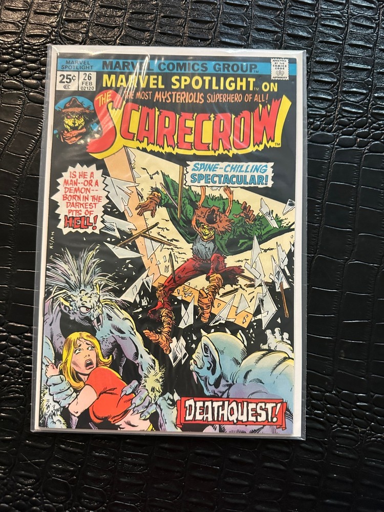 MARVEL SPOTLIGHT #26 NM The SCARECROW early Howard Chaykin cvr 1976 Marvel