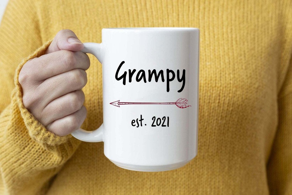 Grampy Est 2021 Mug New Grampy Arrow Coffee Mug Mug & Coaster Set Coffee Mug