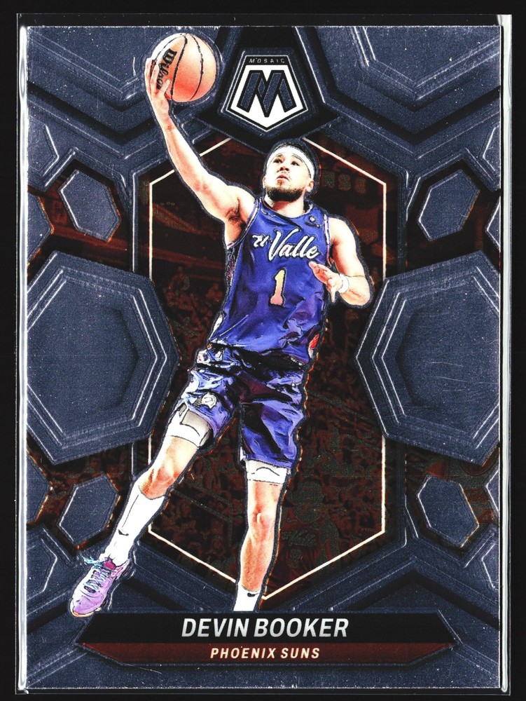 Devin Booker 2023-24 Panini Mosaic Kings NBA Card #125