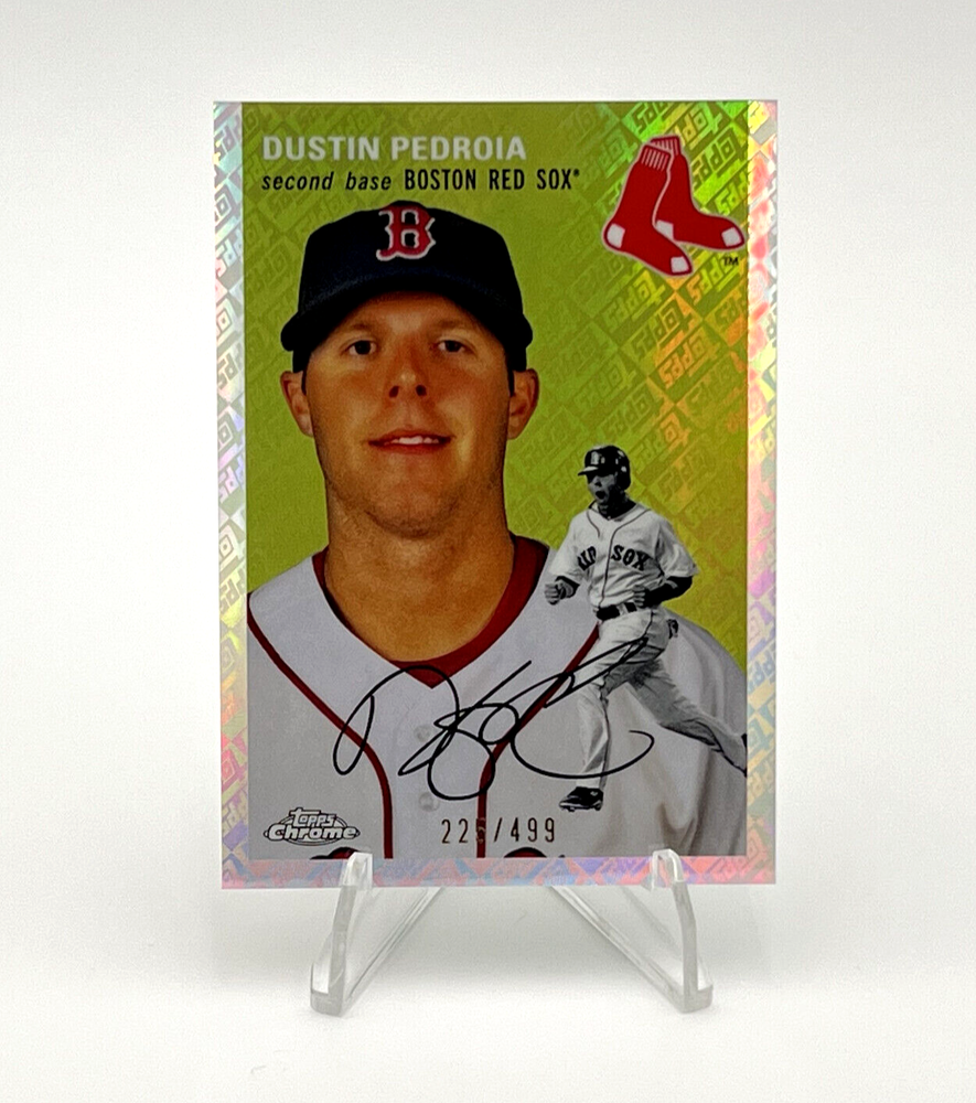 2023 Topps Chrome Platinum Anniversary - Dustin Pedroia - Topps Refractor /499