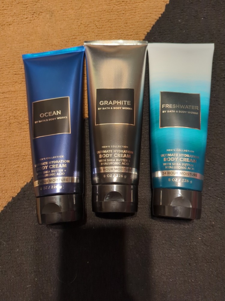 Bath and Body Works Fresh Water Bundle (Deordorant Body Cream Soap Body Spray