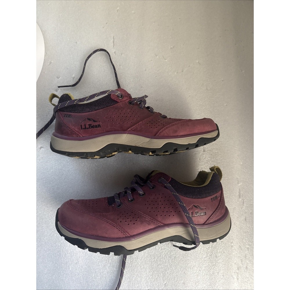 LL Bean Tek 2.5 Women's Size 8.5 Medium Purple Mesh Waterproof Insulated Shoes