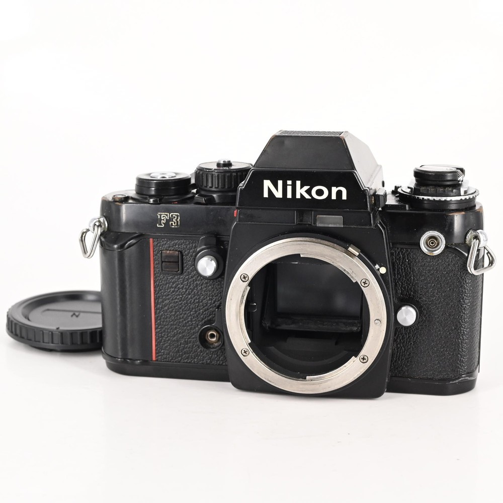 Nikon F3 SLR 35mm Film Camera Body w/DE-2 Standard Eye Level Prism *Read #148Roberts Camera - Photo Industry Leader since 1957!