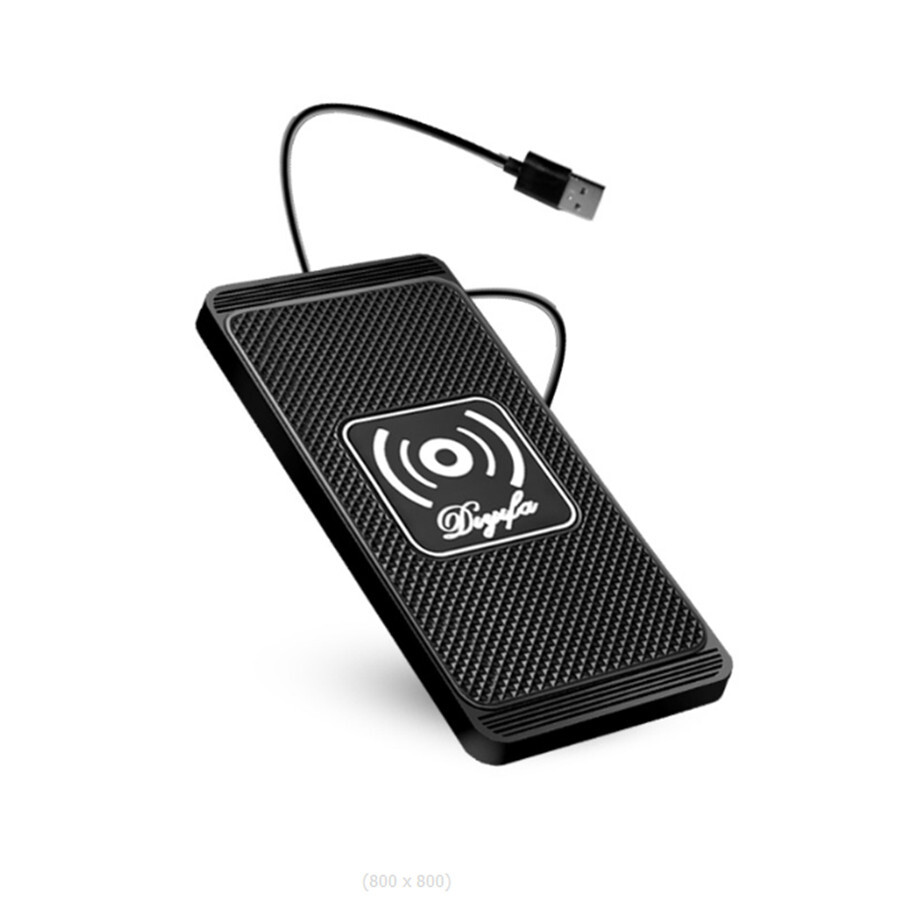 Fast Charging Wireless Car Mount Phone Holder with Non-Slip Pad