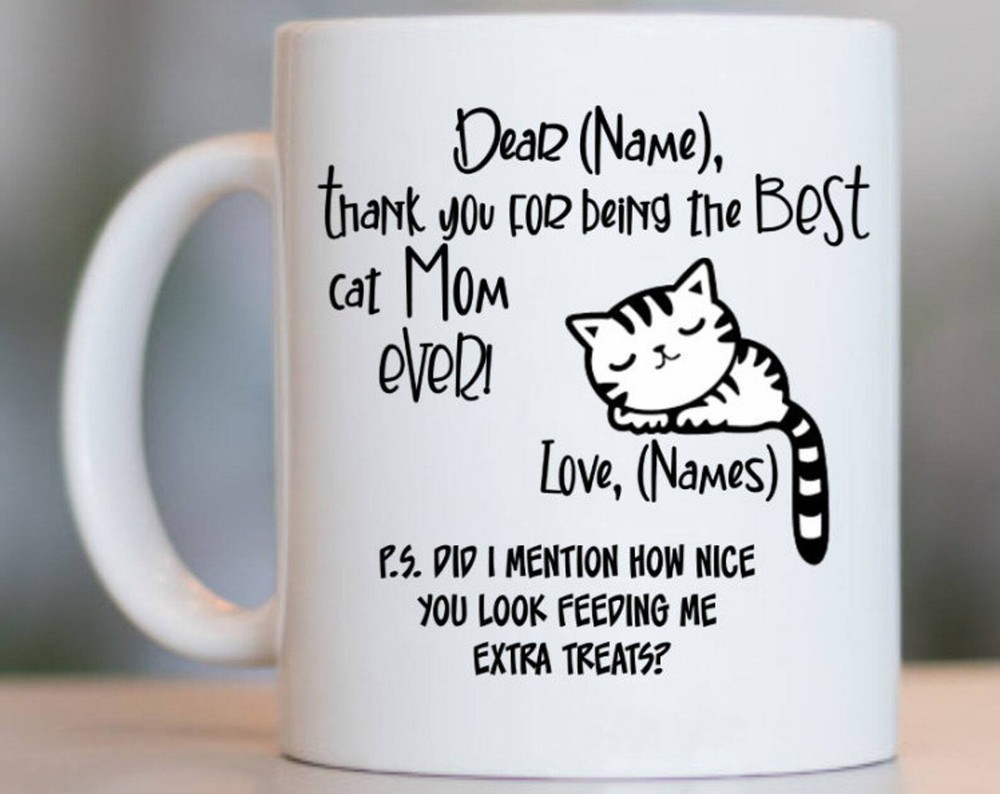 Cat Mom Gift Mom Cat Cat Mom Mug Cat Mug Cat Gift Cat Mom Coffee Mug Best Mom