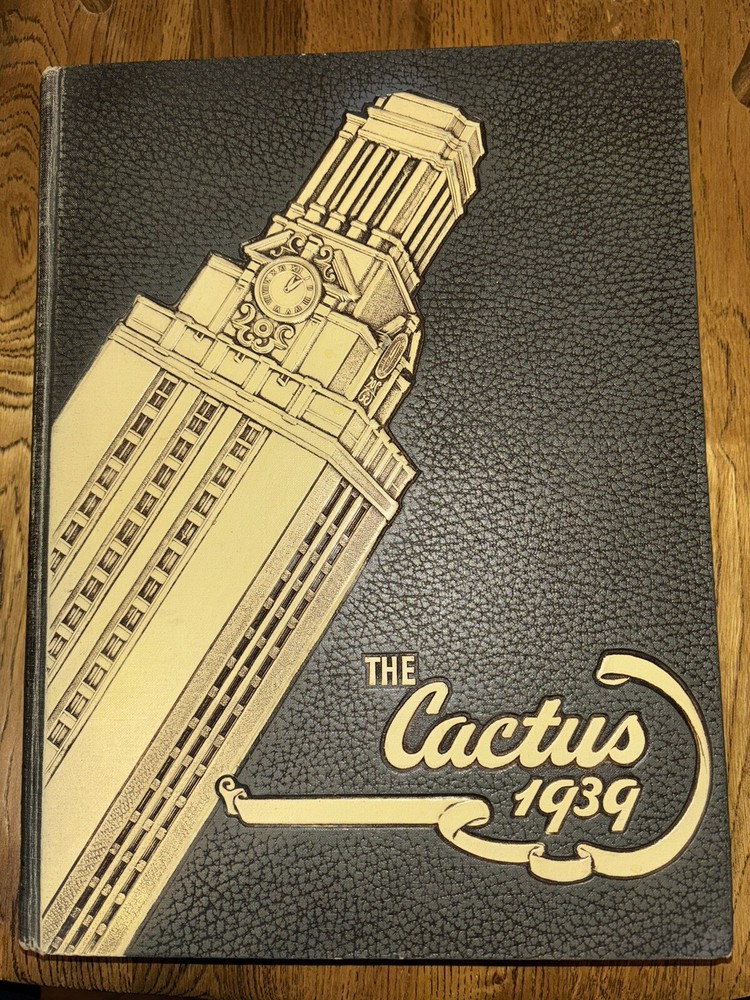 1939 The Cactus University of Texas Yearbook Austin TX annual