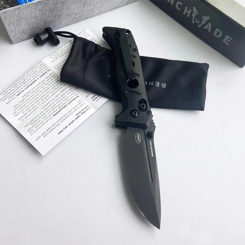 Benchmade New Mini Adamas 273GY-1 Classic Black Folding Knife