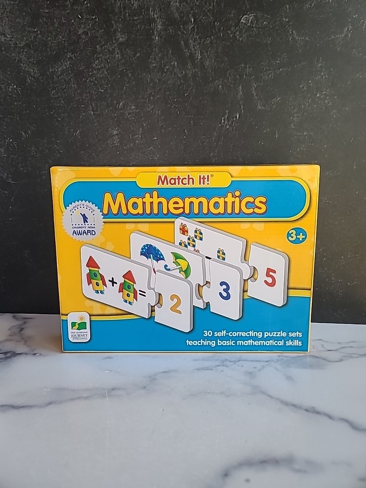 Match It Mathematics Puzzle Set by The Learning Journey 30 Self Correcting Sets