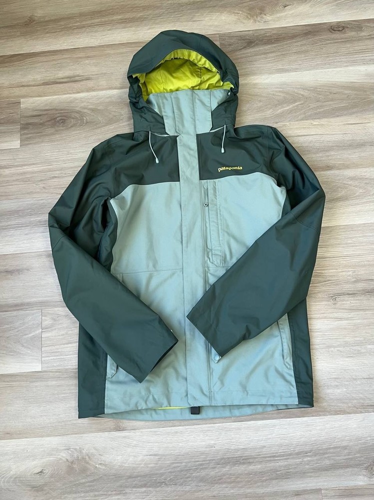 Patagonia Men’s Snowshot Waterproof Ski Jacket Full Zip Green Size M\L