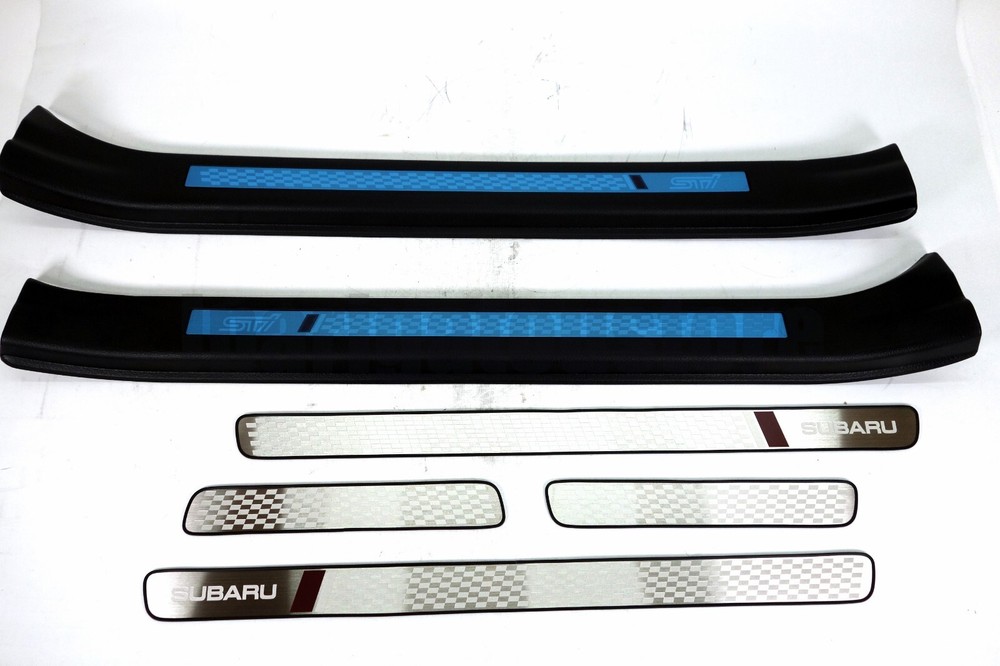 Subaru Genuine E1017VA600 Side Sill Plate SET 6pcs for WRX S4/WRX STI/LEVORG
