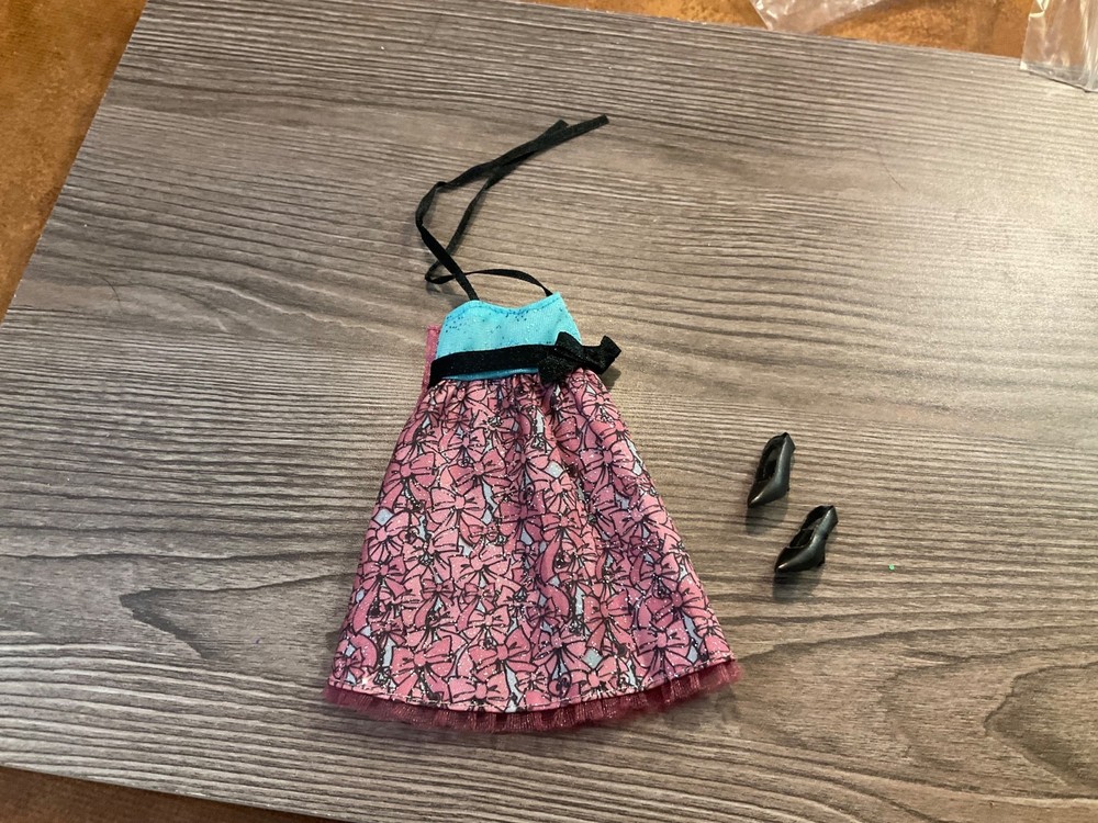 Mattel  Barbie Doll Clothes  Multicolor Dress Shoes Outfit Lot