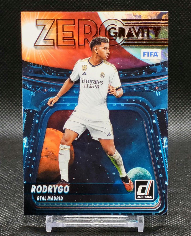 2023-24 Panini Donruss FIFA Zero Gravity Rodrygo #13 Real Madrid