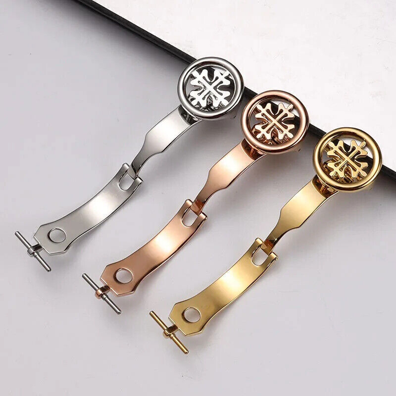 Patek Philippe PP 16/18mm Stainless Steel Flower Folding Clasp Watch Buckle