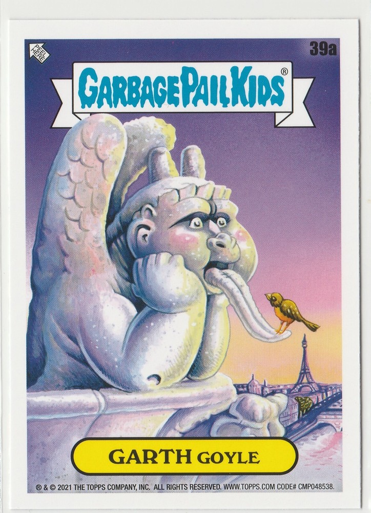 Garth Goyle 39a Garbage Pail Kids GPK 2021 Vacation Series Card