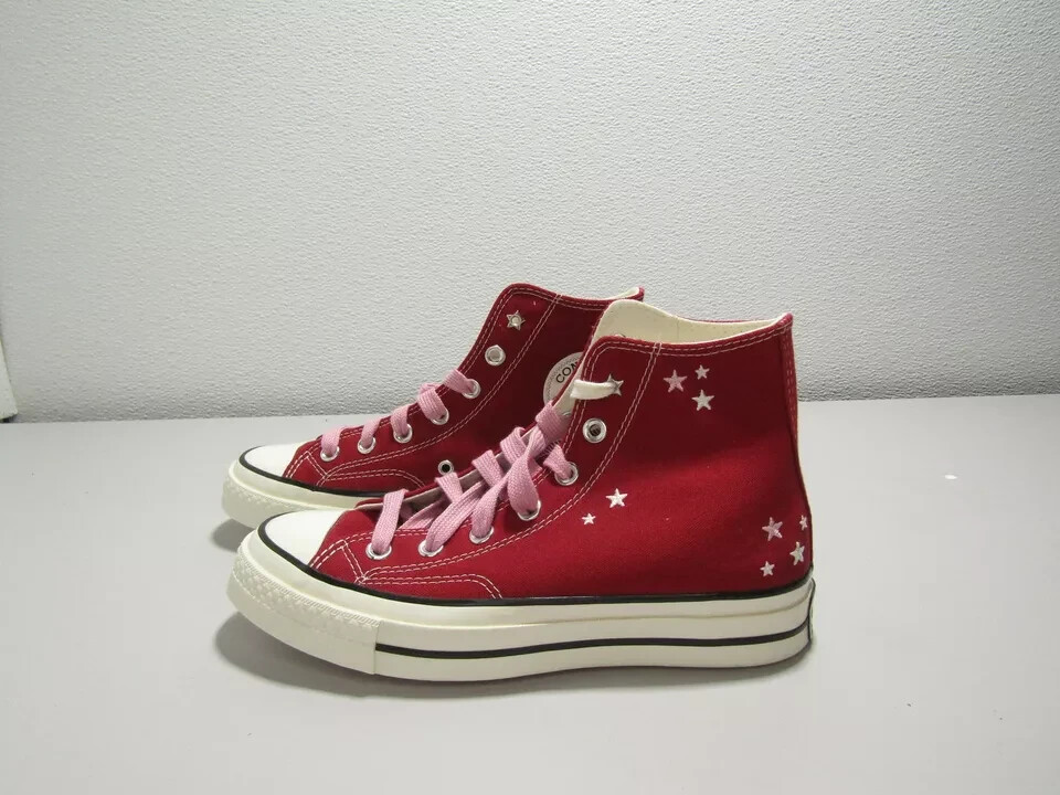 Converse Chuck 70 High Top Sneakers in Red White Black Pink Mens Size 5
