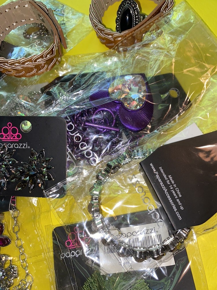 Lot Of 10 Pieces Paparazzi Accessories/mixed Bundle