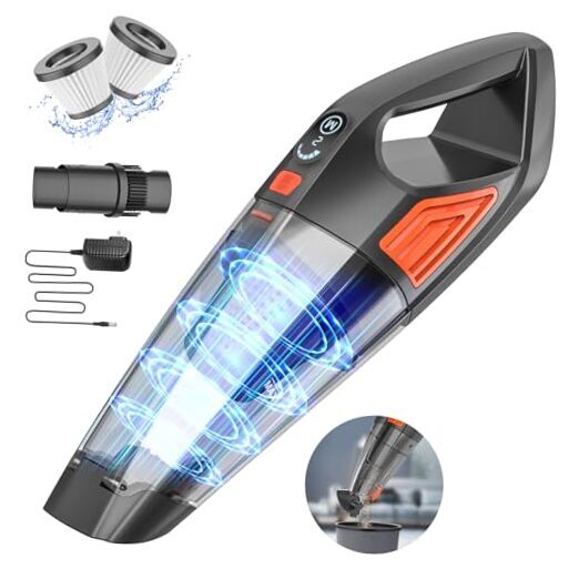 Handheld Vacuum Cordless Car Vacuum, Dust Buster Hand Vcauum Rechargeable with