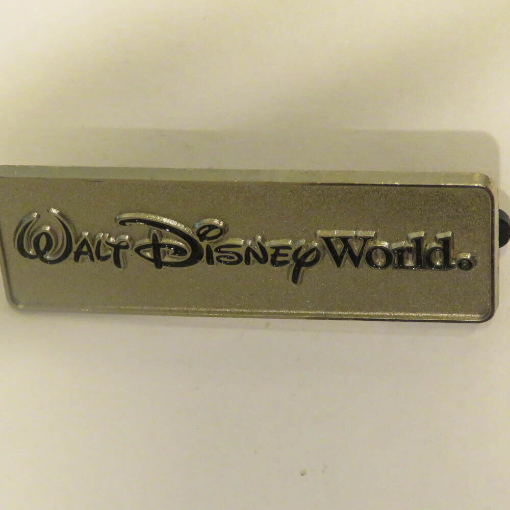 Disney World Exclusive Silver Logo Collectible Pin