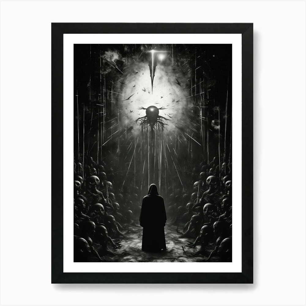 Satan Art Print Framed Wall Art Poster Canvas Print Picture